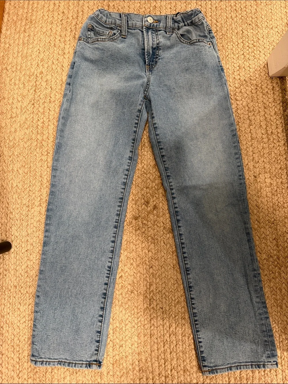 GAP Boys Light Blue Stretch Straight Jeans